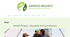 Desktop Screenshot of anniesproject.org